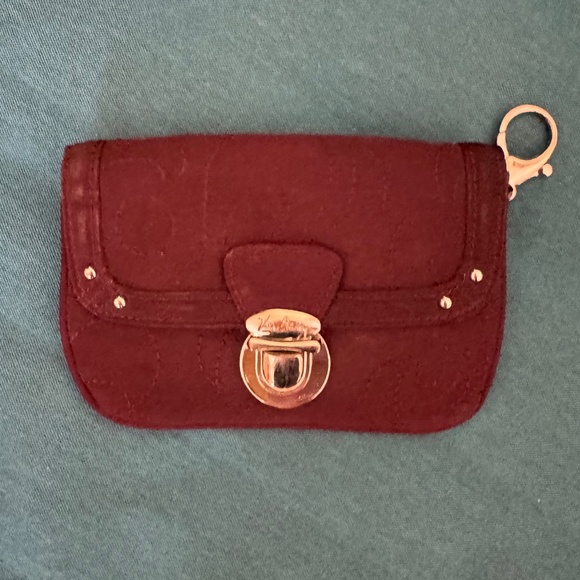 SALE: Vera Bradley card pouch/wallet with clasp - Picture 1 of 4